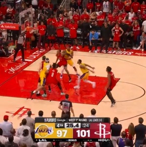 1-2变3-0！裁判报告出炉，湖人两次漏判，火箭队哑巴吃黄连