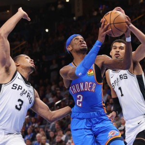 亚历山大34分文班亚马17+7 雷霆复仇马刺取4连胜